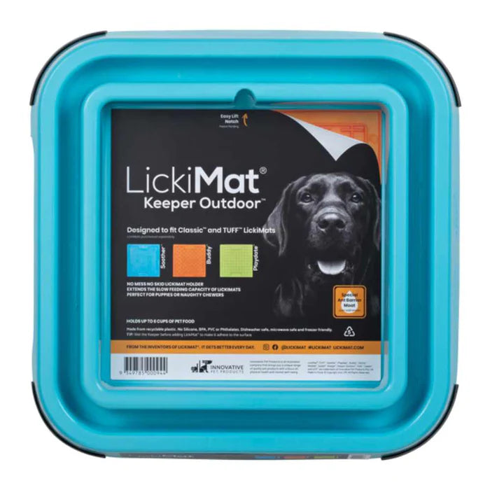 LickiMat Outdoor Keeper Dog Bowl