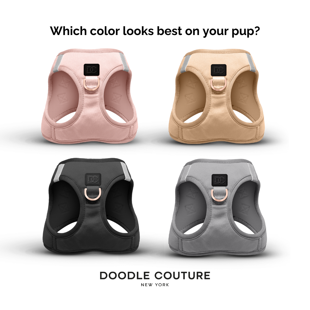 Doodle Couture Luxe Step-In Harness - Steel