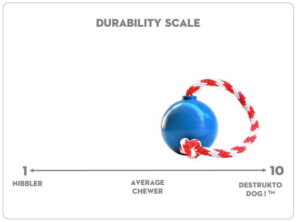 SodaPup USA-K9 Cherry Bomb Chew Toy - Blue / Large