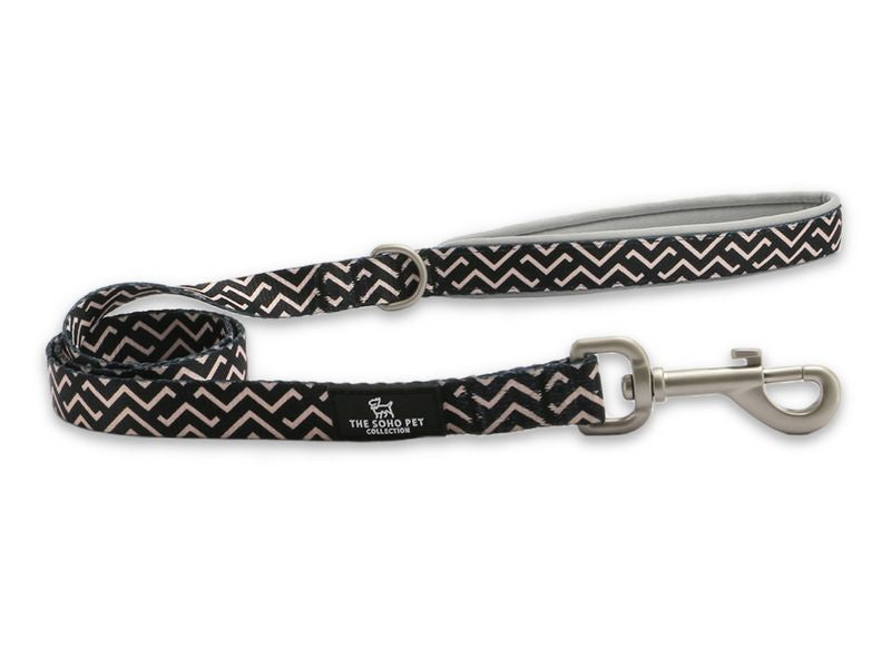 Ancol Soho Nylon Lead 100cm x 19mm - Zigzag
