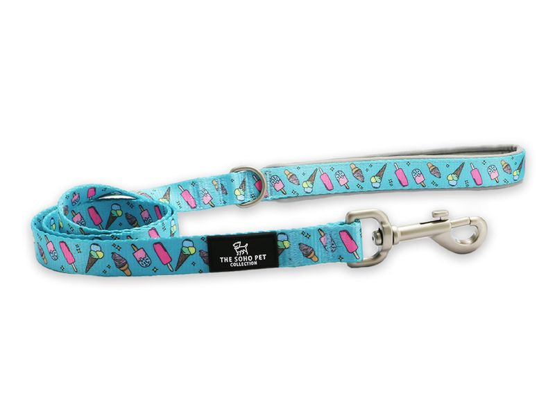 Ancol Soho Nylon Lead 100cm x 19mm - Ice Cream