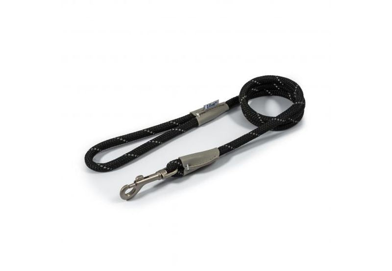 Ancol Viva Rope Dog Snap Lead Reflective 1.07m x 10mm