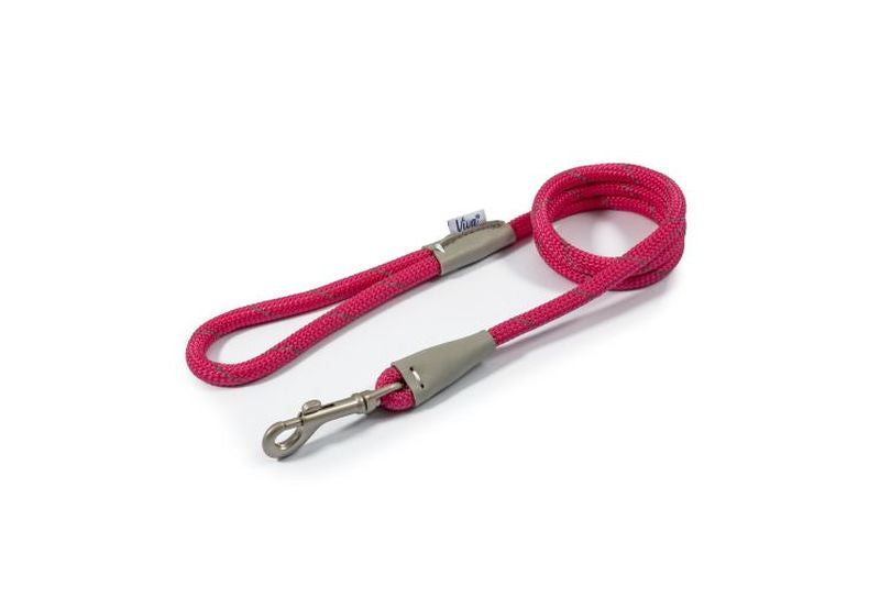 Ancol Viva Rope Dog Snap Lead Reflective 1.07m x 10mm