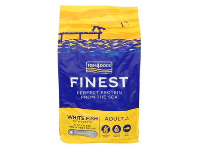 Fish4Dogs Finest Adult White Fish Large Kibble Dry Dog Food