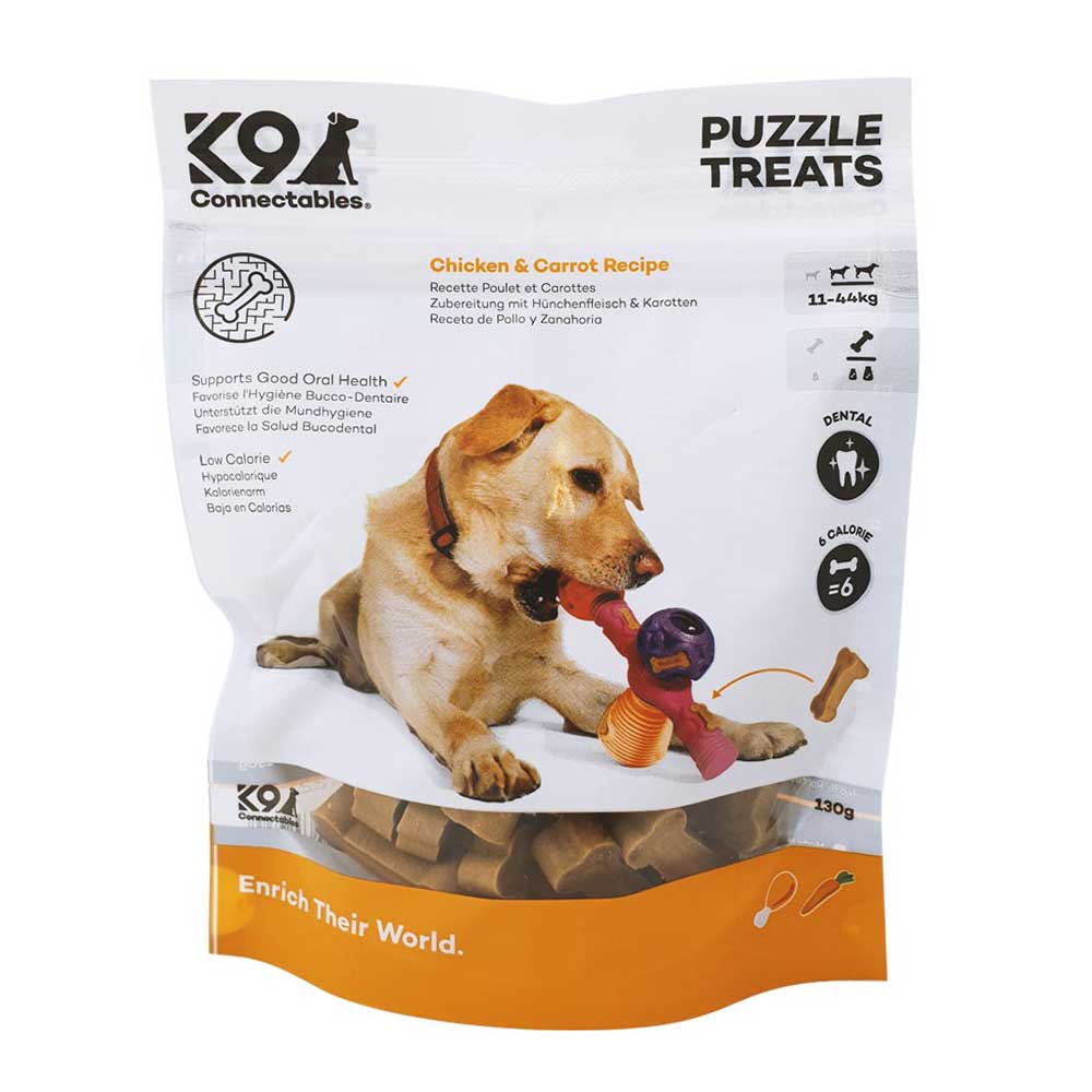 K9 Connectables Chicken & Carrot Puzzle Treats