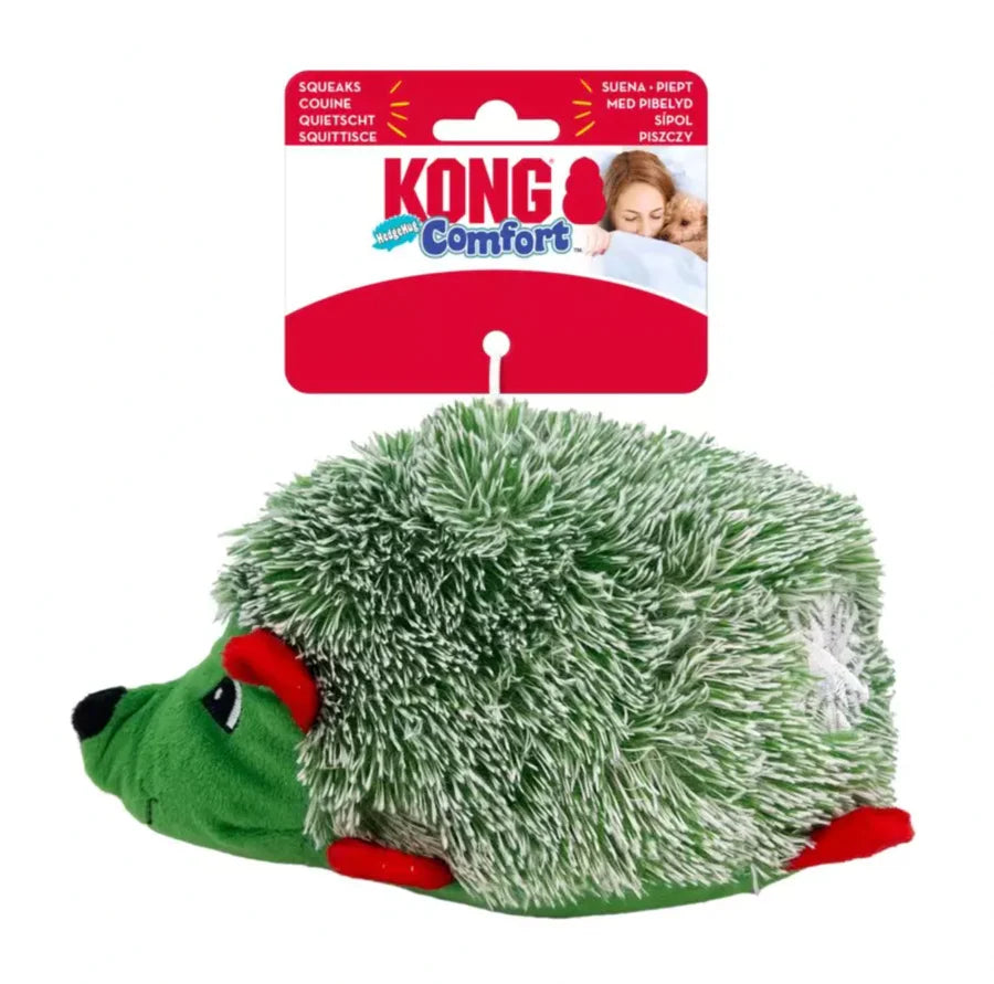 KONG Holiday Comfort HedgeHug Christmas Dog Toy