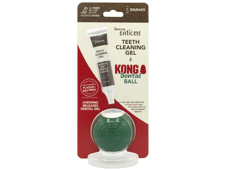 TropiClean Enticers Dog Dental Ball Kit