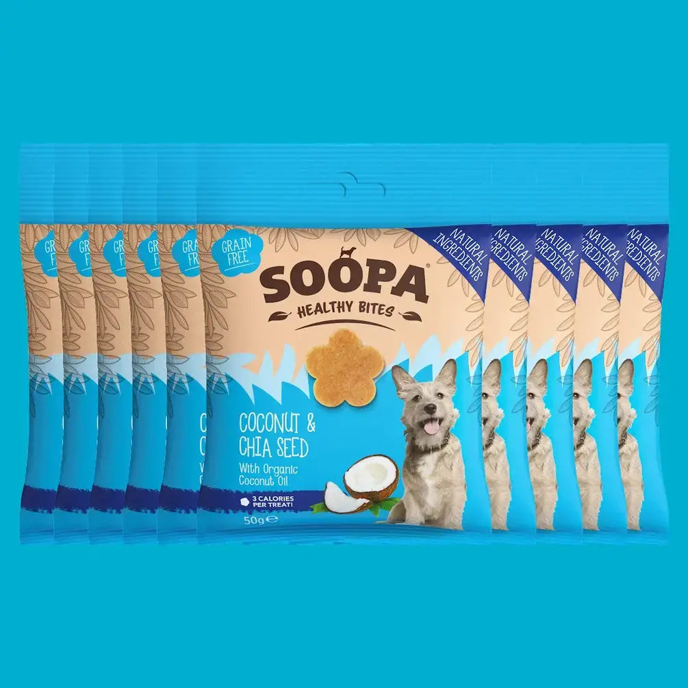 Soopa Coconut & Chia Seed Healthy Bites Dog Treats