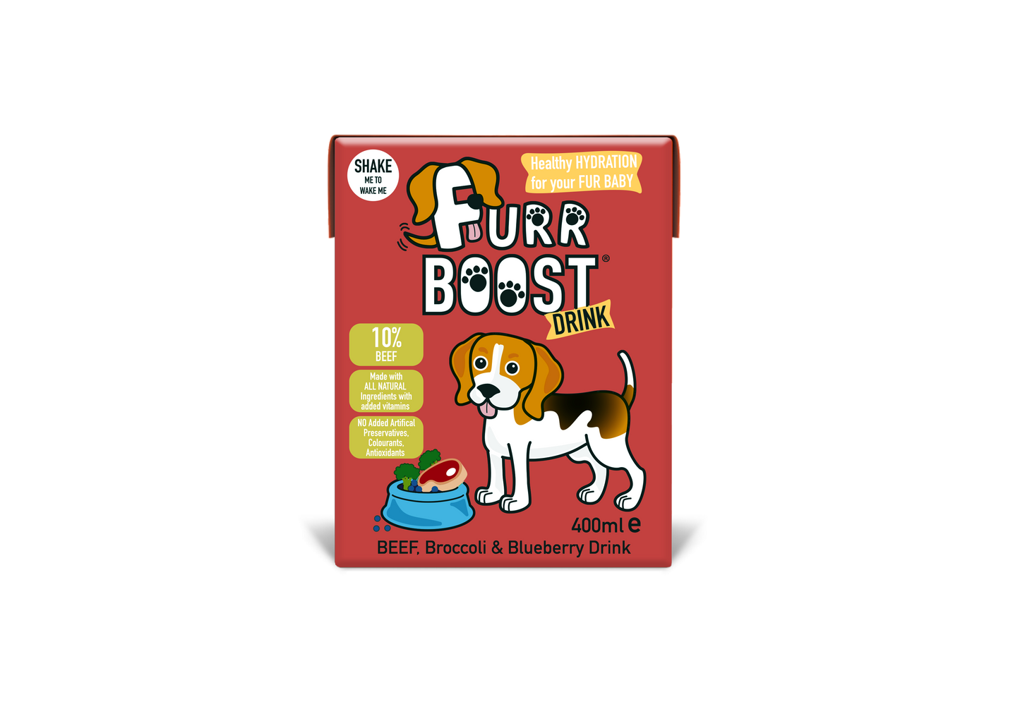 Furr Boost - Beef, Broccoli and Blueberry Furr Boost 400ml Dog Drink