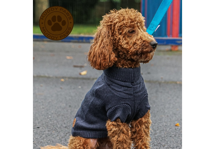 Ancol Muddy Paws Cable Knit Dog Jumper