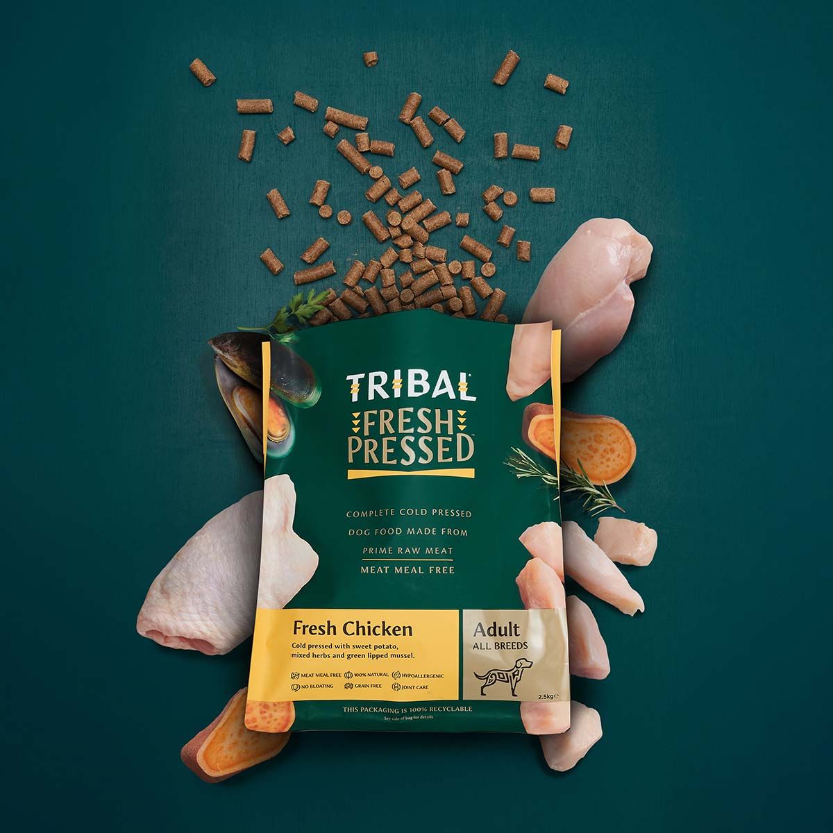 Tribal Fresh Pressed Adult Chicken Complete Dog Food