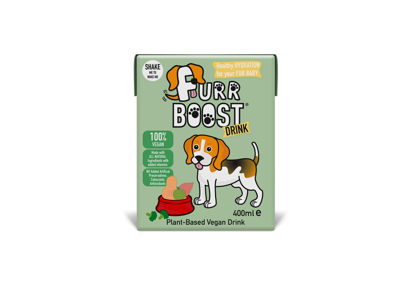 Furr Boost - Plant Based Vegan Furr Boost 400ml Dog Drink