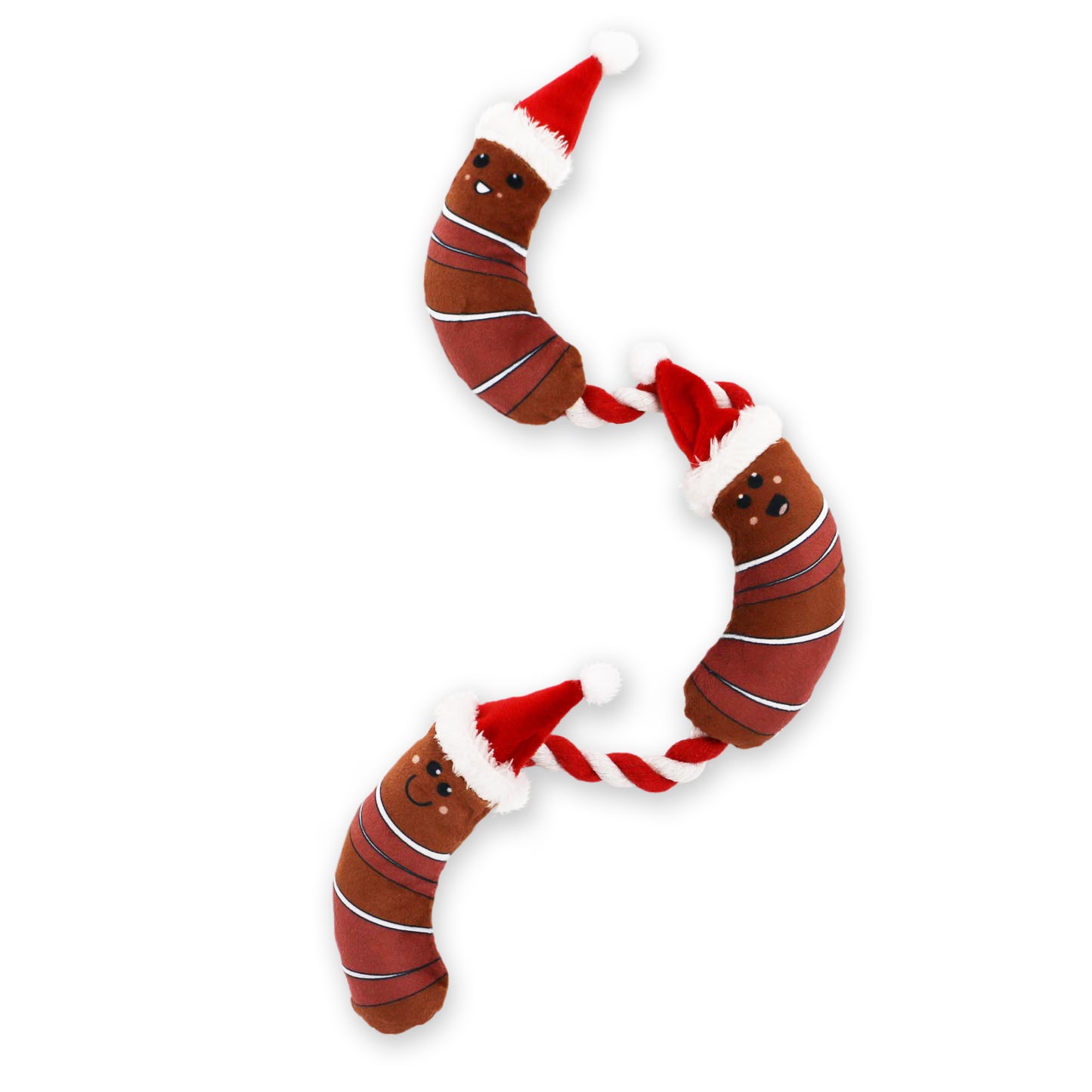 Ancol Pigs In Blanket Christmas Dog Toy