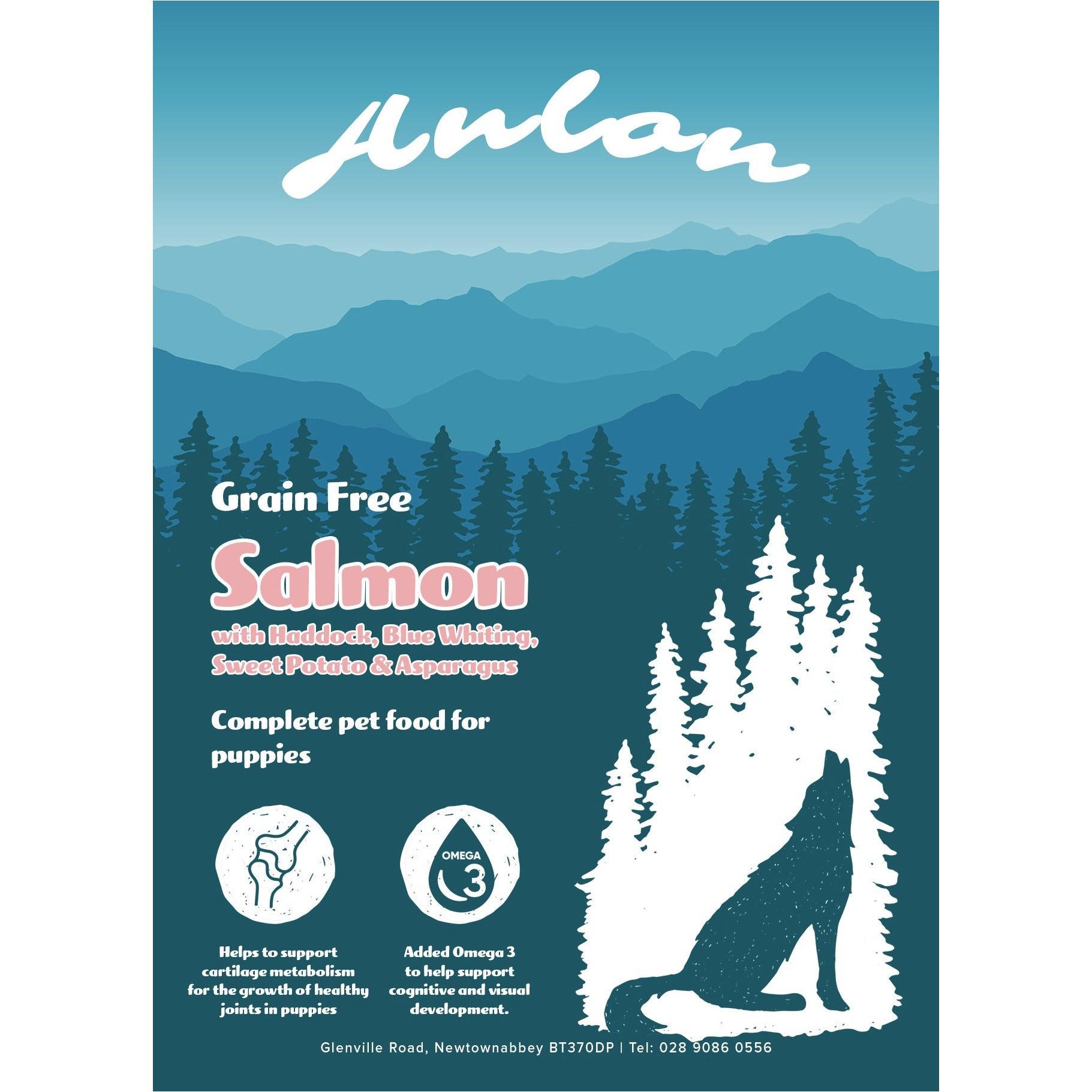 Anlon Puppy Salmon, Haddock & Blue Whiting-Salmon-Oh Doggy