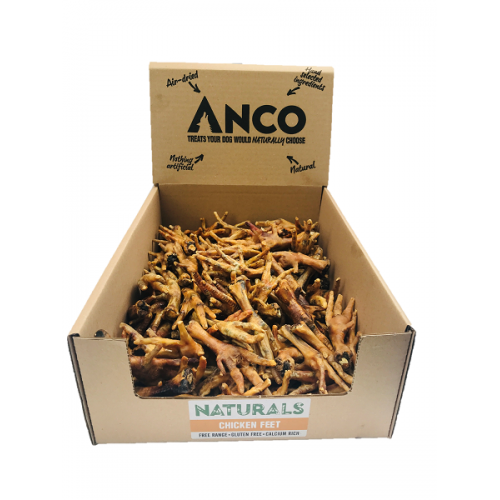Anco Naturals Chicken Feet Dog Chew Treat
