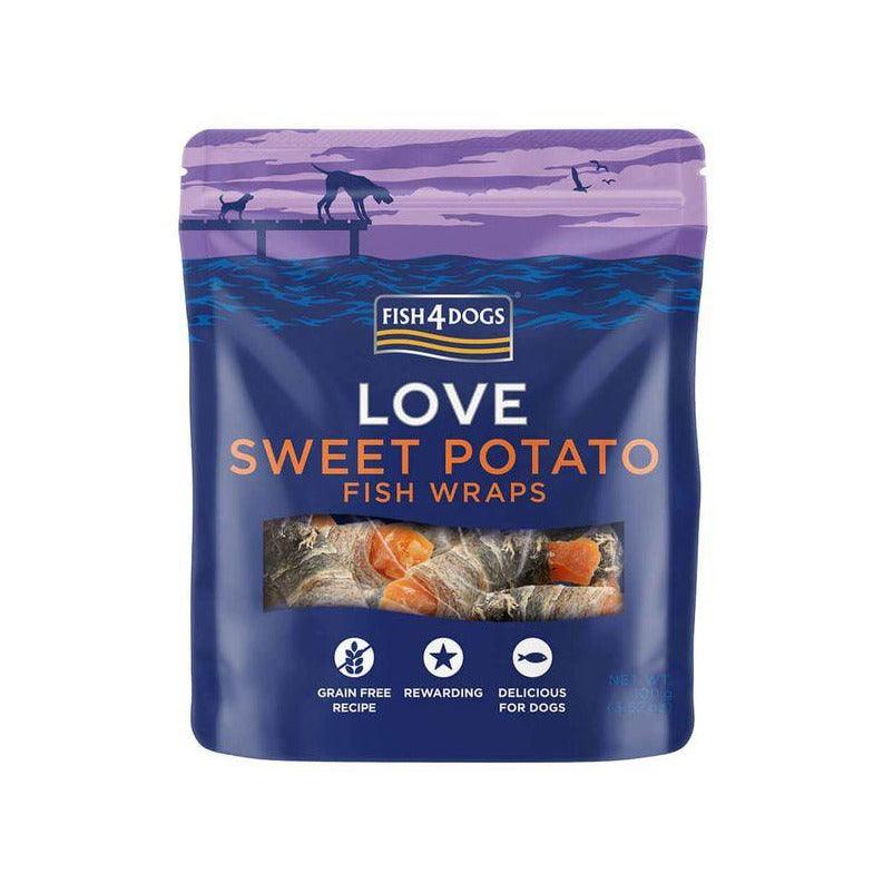 Fish4Dogs Sweet Potato Fish Wraps-Oh Doggy