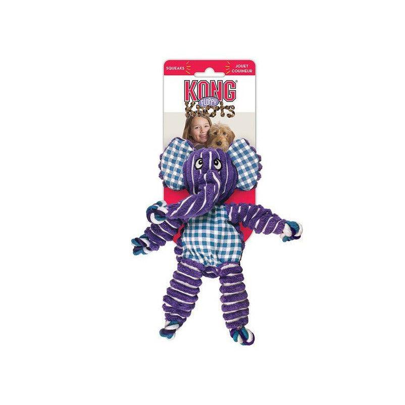 KONG Floppy Knots Elephant-Oh Doggy