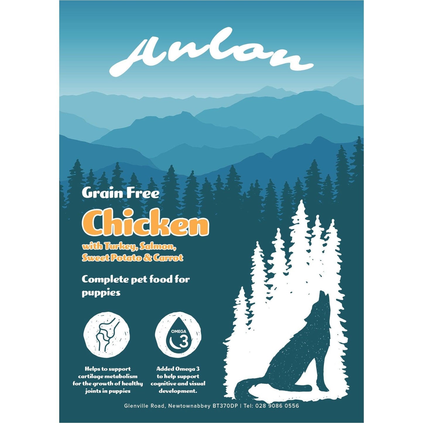 Anlon Puppy Chicken, Turkey & Salmon-Oh Doggy