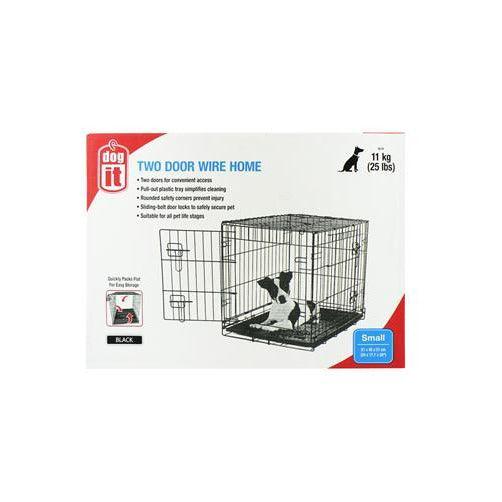 Dog it 2 Door Fold Flat Dog Crate-Oh Doggy