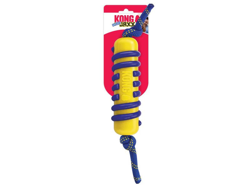 KONG Jaxx Brights Stick w/Rope Assorted Colour Dog Toy