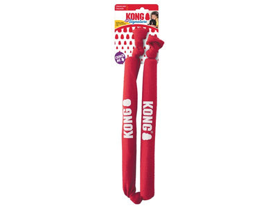 KONG Signature Crunch Red Rope Double Dog Toy