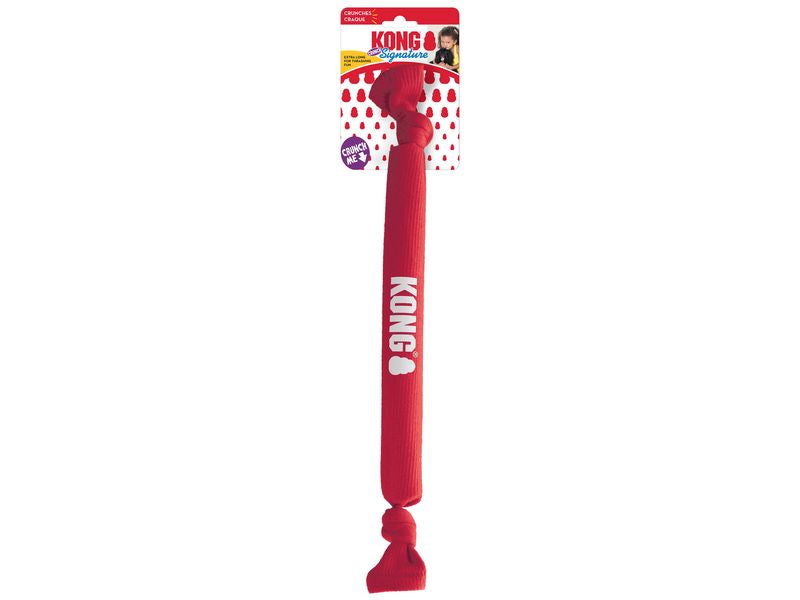 KONG Signature Crunch Red Rope Single Dog Toy