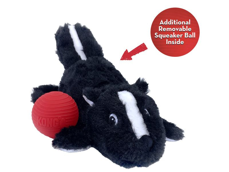 Kong Cozie Pocketz Skunk Dog Toy Small