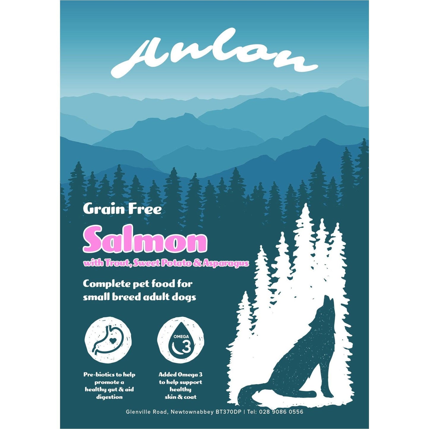 Anlon Adult Small Breed Salmon, Trout & Sweet Potato-Oh Doggy