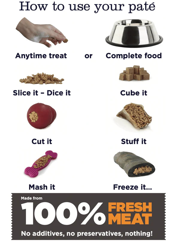 JR Pet Products Pure Goat Pate Dog Food Topper