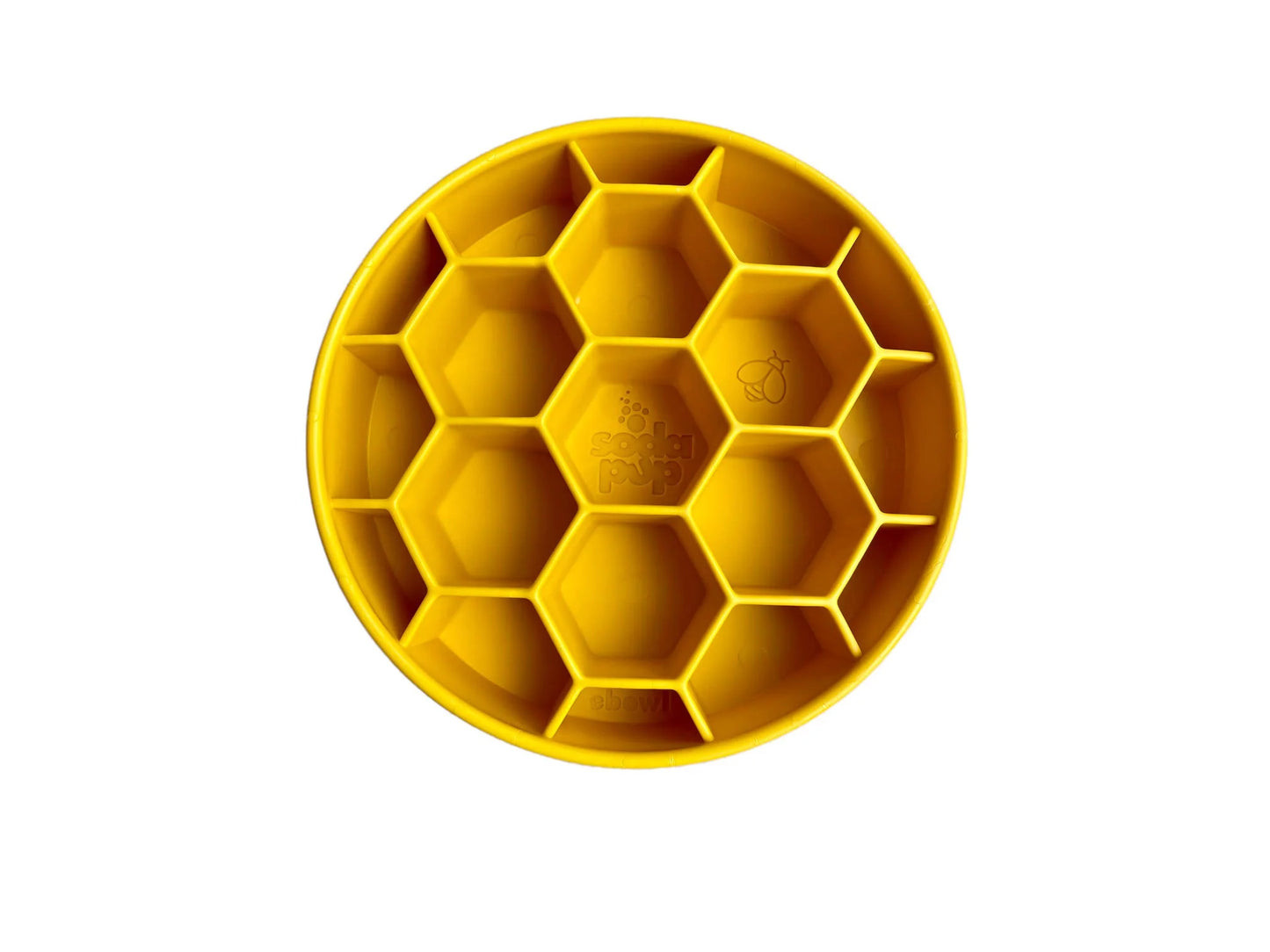 SodaPup Honeycomb Design Ebowl Enrichment Slow Feeder Bowl for Dogs