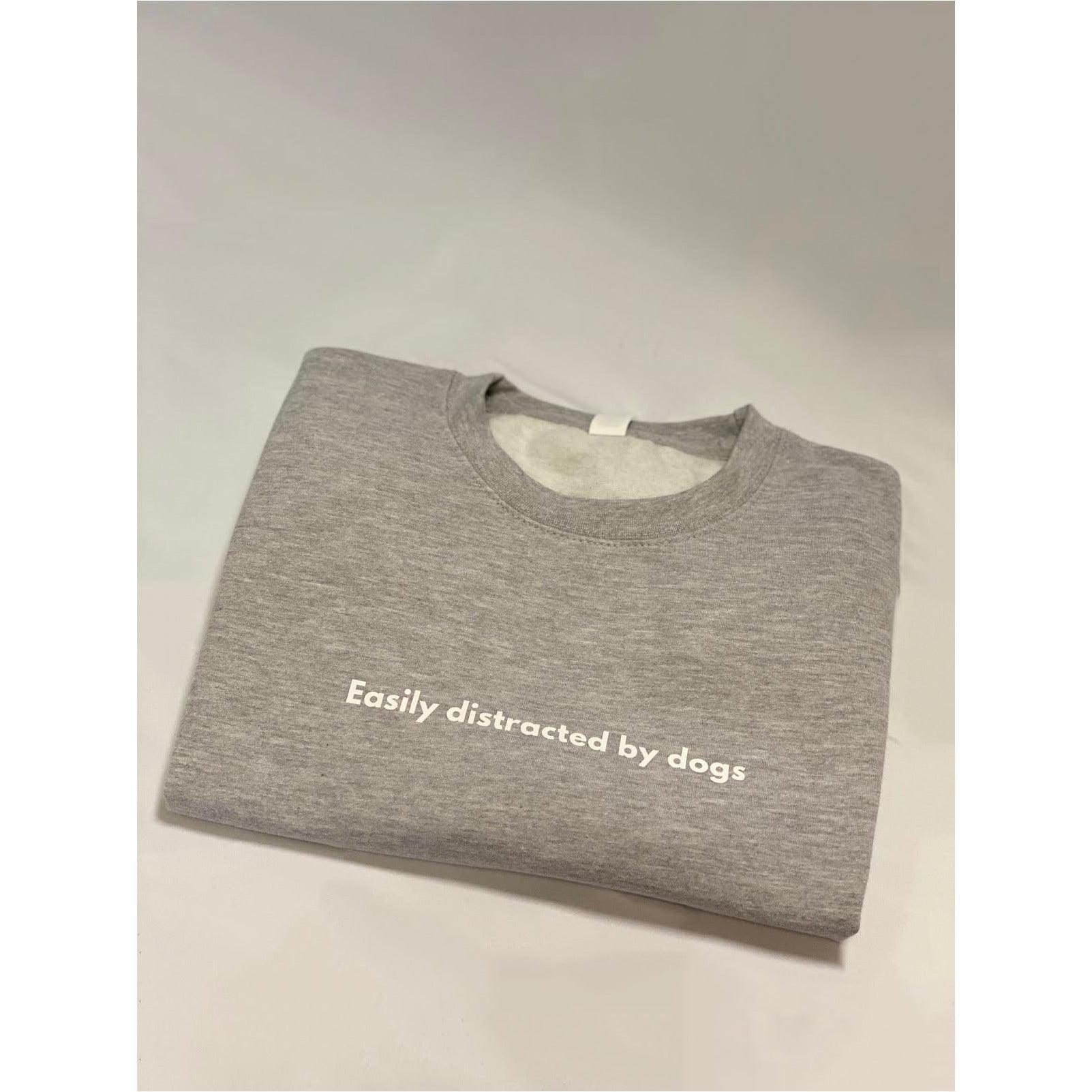 Easily Distracted by Dogs Unisex Human Jumper-Oh Doggy
