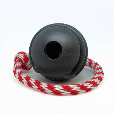 SodaPup Magnum Black Stars and Stripes Ultra-Durable Rubber Chew Toy