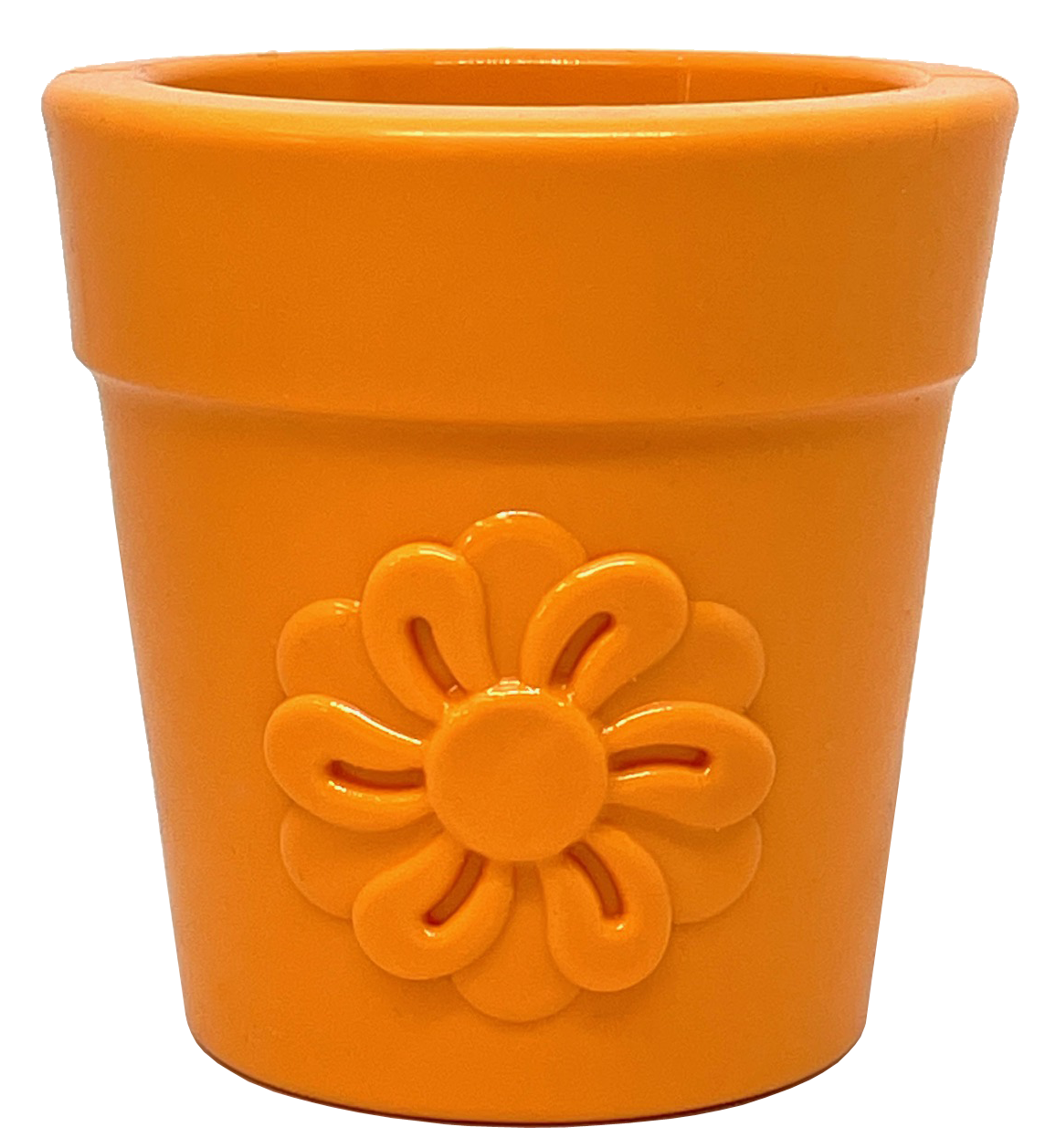 SodaPup Flower Pot Durable Rubber Treat Dispenser & Enrichment: Green