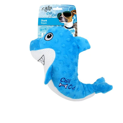 ALL FOR PAWS Chill Out Dog Toy With Cooling Gel - Shark