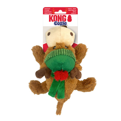 KONG Holiday Cozie Reindeer Christmas Dog Toy