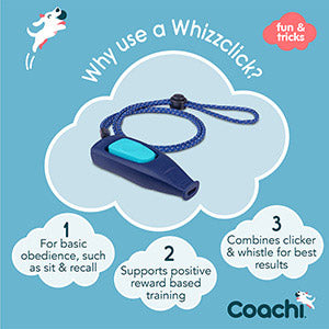Coachi Whizzclick Training Clicker Dog Whistle