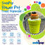 SodaPup Flower Pot Durable Rubber Treat Dispenser & Enrichment: Blue