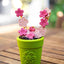 SodaPup Flower Pot Durable Rubber Treat Dispenser & Enrichment: Green