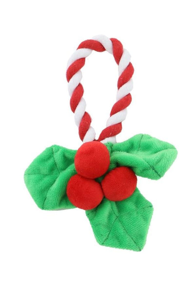Ancol Ropey Holly Christmas Dog Toy