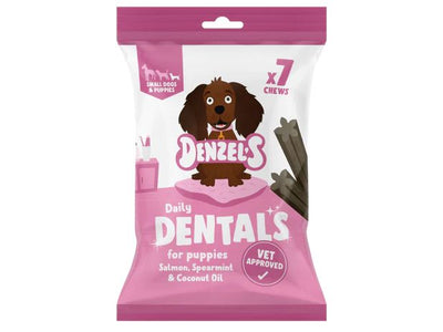 Denzels Daily Dentals for Puppies & Small Dogs - Salmon