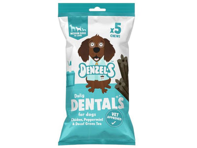 Denzels Daily Dentals for Medium Dogs - Chicken
