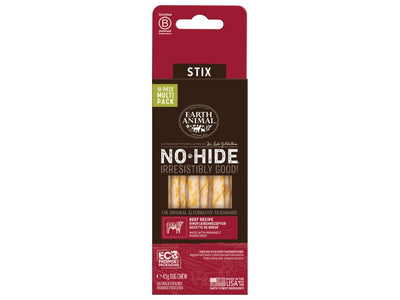 Earth Animal No-Hide STIX Dog Treats Beef 10 Pack