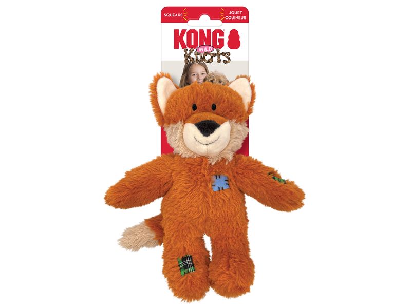 KONG Wild Knots Fox Dog Toy Small/Medium