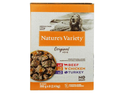 Nature's Variety Medium Dog Original Pate Pouch Multipack