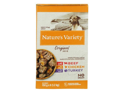 Nature's Variety Mini Dog Original Pate Pouch Multipack