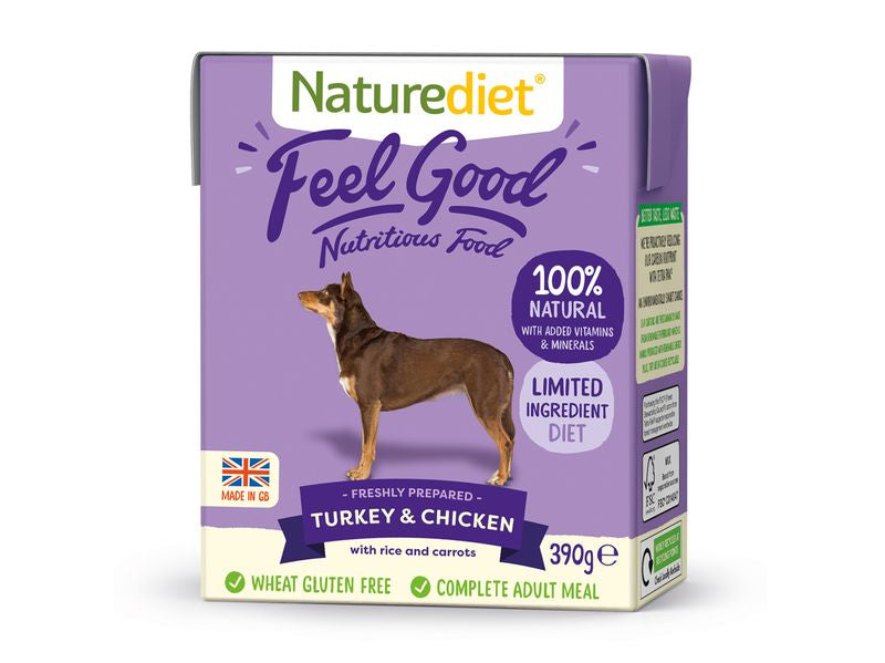 Naturediet Feel Good Dog Food - Turkey & Chicken