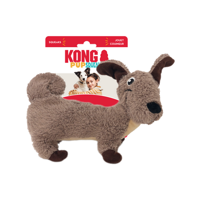 KONG Holiday Pupsqueaks Tucker Christmas Dog Toy Medium