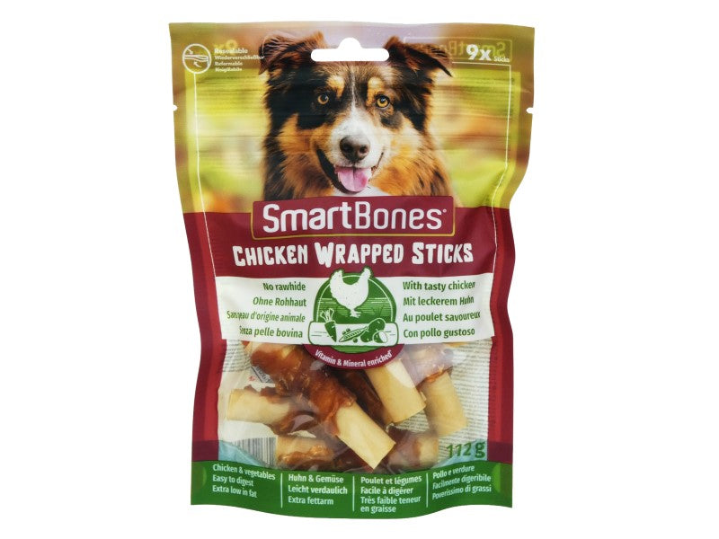 SmartBones Chicken Wrapped Dog Treat Sticks