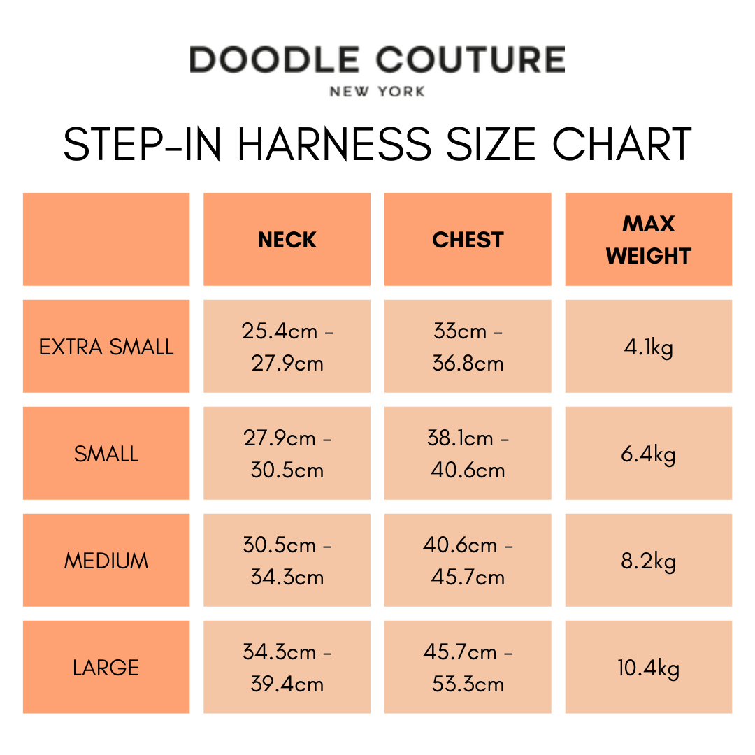 Doodle Couture Luxe Step-In Harness - Dune