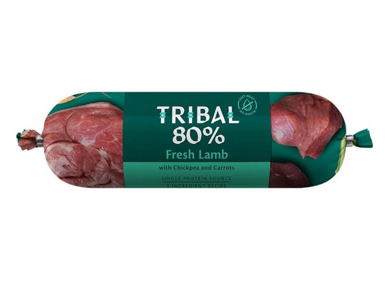 Tribal 80% Lamb Gourmet Sausage Complete Wet Dog Food 300g